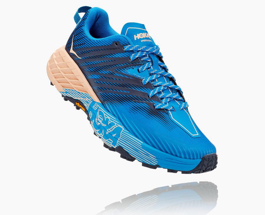 Hoka One One Trailsko Dame - Speedgoat 4 - Blå - 921703BFK